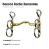 BOCADO COCHE BARCELONA ANATÓMICO BBI INOX 12.5cm -
