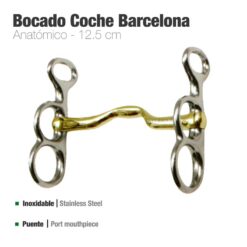 BOCADO COCHE BARCELONA ANATÓMICO BBI INOX 12.5cm -