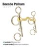 BOCADO PELHAM PUENTE BBI-2217B INOX 12.5cm -