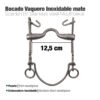 BOCADO VAQUERO EMBOCADURA INOX 7A/AR MATE 12.5cm -