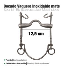 BOCADO VAQUERO EMBOCADURA INOX 7A/AR MATE 12.5cm -