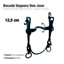 BOCADO VAQUERO DON JUAN 2A PAVONADO 12.5cm -