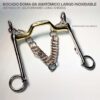 BOCADO DOMA GS ANATÓMICO LARGO INOX - Talla: 12
