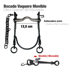 BOCADO VAQUERO MOVIBLE ECO. PAVONADO - Talla: 12