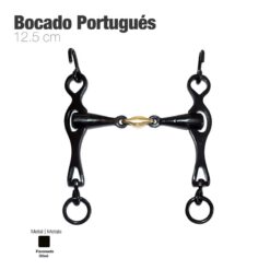 BOCADO PORTUGUÉS EMBOCADURA 3-PIEZAS 12.5cm -