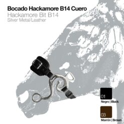 BOCADO HACKAMORE B14 CUERO - Color: Negro