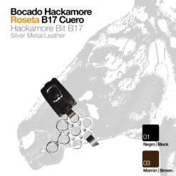 BOCADO HACKAMORE ROSETA B17 CUERO - Color: Negro