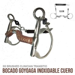 BOCADO GOYOAGA REINNING INOX CUERO DG25571224M 13.5cm -