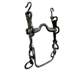 BOCADO VAQUERO INOX ENVEJECIDO FIJO 5/8 nº2C 12.5cm -