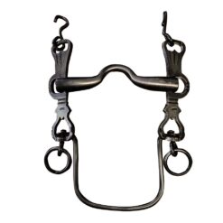 BOCADO VAQUERO INOX ENVEJECIDO ARTICULADO 5/5 nº2H 12.5cm -