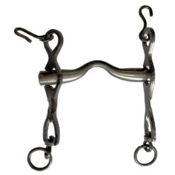 BOCADO PORTUGUÉS INOX ENVEJECIDO nº7 12.5cm -