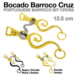 BOCADO BARROCO CRUZ - Color: Oro