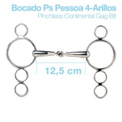 BOCADO PS PESSOA 4 ARILLOS PS212668 - Talla: 12