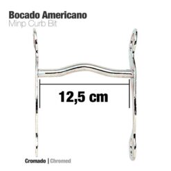 BOCADO AMERICANO CROMADO 25208 - Talla: 12