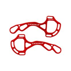 BOCADO HACKAMORE ACAVALLO ALUPRO AC799 - Color: Rojo