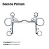 BOCADO PELHAM PUENTE INOX 21250C - Talla: 10'5cm