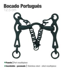 BOCADO PORTUGUÉS INOX PAVONADO 217981MK - Talla: 12
