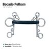 BOCADO PELHAM GOMA DURA INOX 21250R - Talla: 12