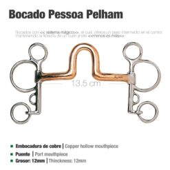 BOCADO PESSOA PELHAM PUENTE PAQ50050214 - Talla: 13