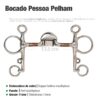 BOCADO PESSOA PELHAM COBRE PAM50180211 - Talla: 13