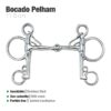 BOCADO PELHAM PARTIDO FINO INOX 212501 - Talla: 11