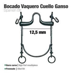 BOCADO VAQUERO B/CURVA CUELLO GANSO 12.5cm -