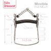 BOCADO FELIX BRASSEUR MOVIBLE FB2121291-56W/B -