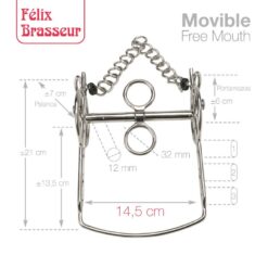 BOCADO FELIX BRASSEUR MOVIBLE 004H12 14.5cm -