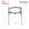 BOCADO FELIX BRASSEUR PARTIDO 004M01 14.5cm -