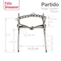 BOCADO FELIX BRASSEUR PARTIDO 004M01 14.5cm -