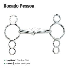 BOCADO PESSOA INOX ECONÓMICO 21826 12.5cm -