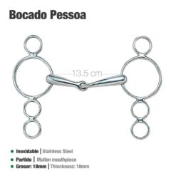 BOCADO PESSOA GRUESO INOX 212668 - Talla: 13