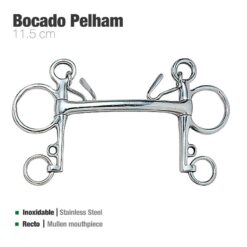 BOCADO PELHAM RECTO INOX 21250 - Talla: 11