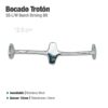 BOCADO TROTÓN INOX 21404 12.5cm -