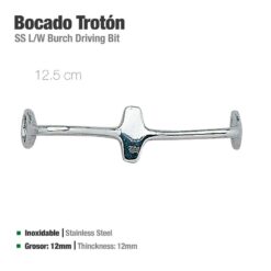 BOCADO TROTÓN INOX 21404 12.5cm -