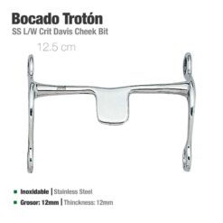 BOCADO TROTÓN INOX 21409 12.5cm -