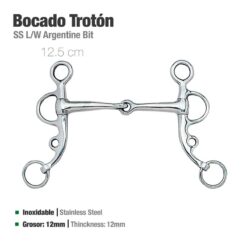 BOCADO TROTÓN INOX 21505 12.5cm -