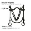 BOCADO VAQUERO PAVONADO INOX 217971SMK 12.5cm -