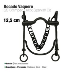 BOCADO VAQUERO PAVONADO INOX 217971SMK 12.5cm -