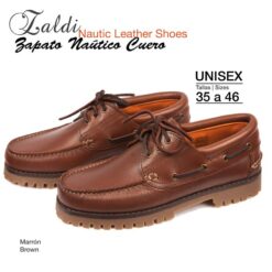 ZAPATO NAÚTICO CUERO ZALDI 5121 - Color: Marrón