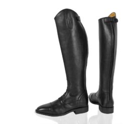 BOTA CUERO SULEX CORDÓN & CREMALLERA - Color: Negro