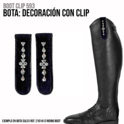 BOTA DECORACIÓN CON CLIP SLT/2022-23 - Color: Negro