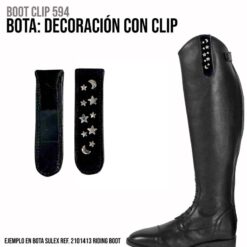 BOTA DECORACIÓN CON CLIP SLT/2022-23 - Color: Negro