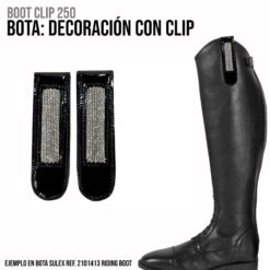 BOTA DECORACIÓN CON CLIP SLT/2022-23 - Color: Negro
