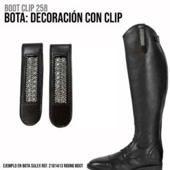 BOTA DECORACIÓN CON CLIP SLT/2022-23 - Color: Negro