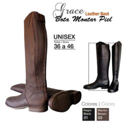 BOTA MONTAR GRACE PIEL - Color: Marrón