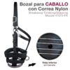 BOZAL PARA CABALLO C/CORREA NYLON 47245-FK -