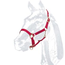 CABEZADA CUADRA CASTECUS NYLON/PVC - Color: Rojo