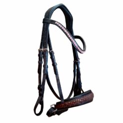 CABEZADA MONTAR BONFIRE DOBLE SLT-277 - Color: Negro