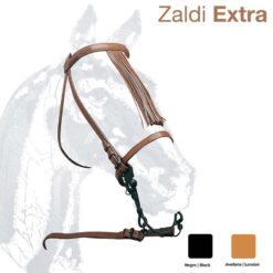 CABEZADA VAQUERA ZALDI EXTRA CON AHOGADERO - Color: Tostado